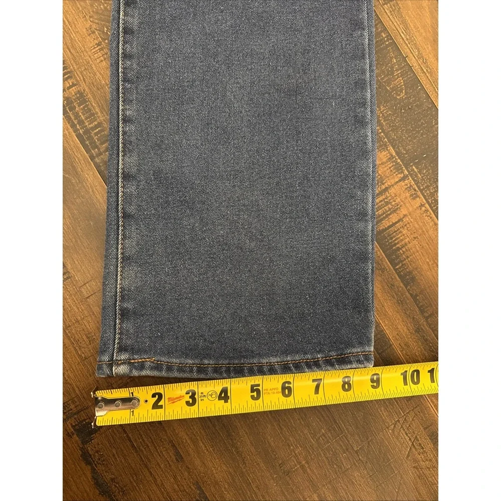 True Religion Jeans Mens Size 40 Blue Denim Stretch Ricky Relaxed Straight Leg